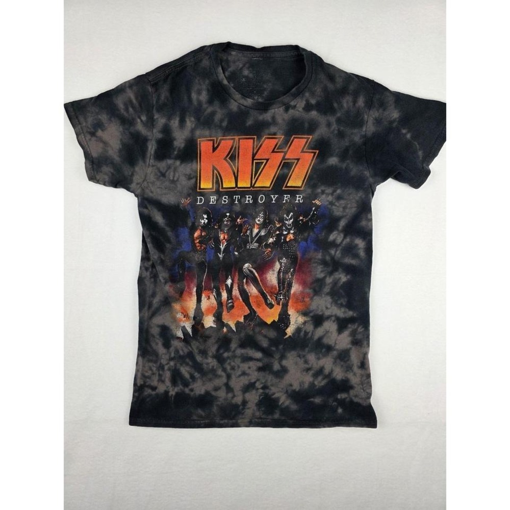 Kiss‎ band destroyer tie dye modern t shirt